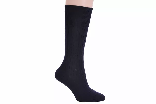 Socks Navy Kneehigh (Wool)