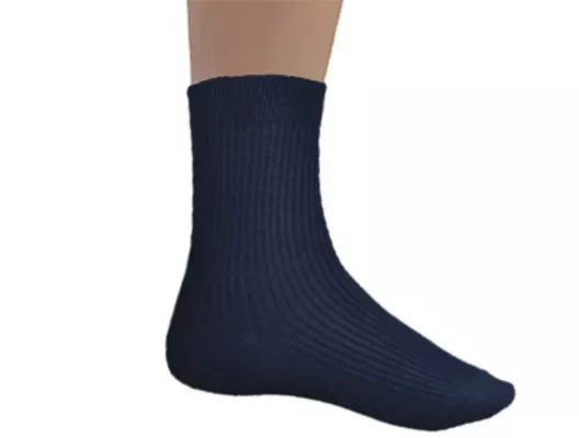 Socks Navy Ankle Cotton